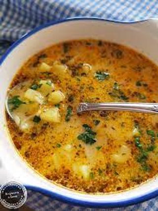 Картофена супа със сирене(300г)