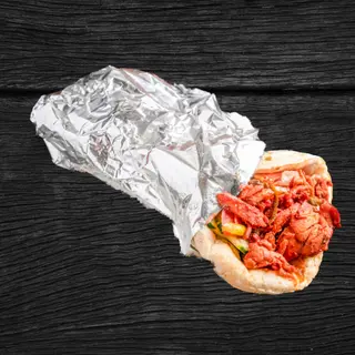 Kebab De Pollo Con Pan de Queso