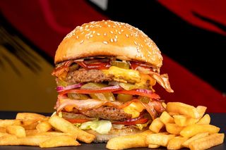 ორმაგი ბეკონ ბურგერი