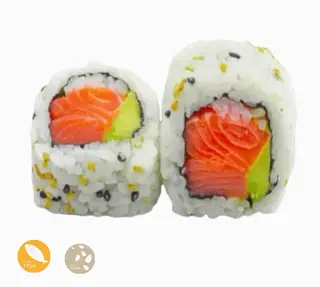 Roll Salmón Y Aguagate (4 Pzs.)