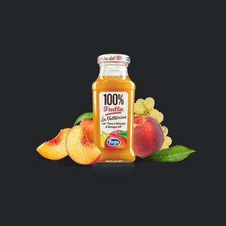 Succo di frutta Yoga 100 %, pesca 20 cl