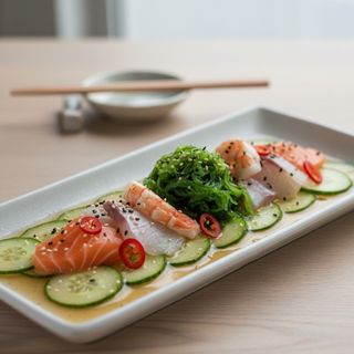 ​Sunomono Especial de Pescado y Marisco