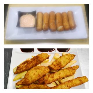 Combo Fingers  y tequeños