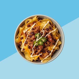 Nachos con pulled pork
