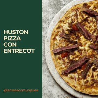 Pizza huston con entrecot 40 cm