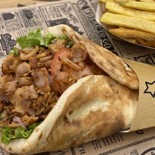 Menú rollo naan