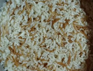 Arroz Blanco Con Fideos