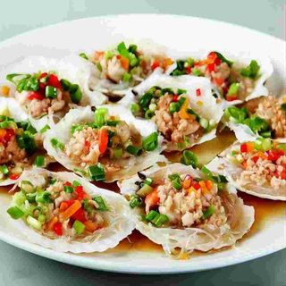 Vieira con fideos 扇贝粉丝