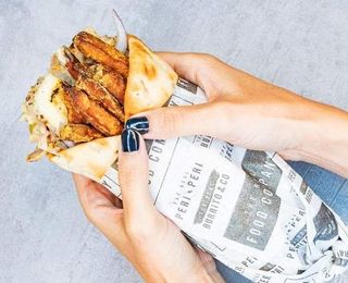 The Halloumus Pita XL