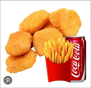 Menú Nuggets De Pollo (6 Uds.)