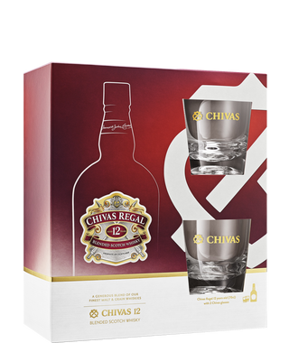 Վիսկի Chivas Regal 12 YO 0.75լ 2 բաժակով , , հատ