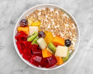 Buffet de frutas grande