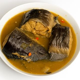 Soupe De Machoiron + Attiéké