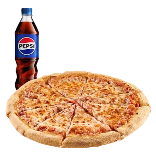 Średnia pizza + 0,5 l Pepsi - 15 zł taniej