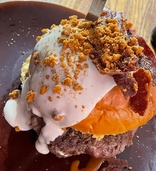 Hamburguesa cow cheese