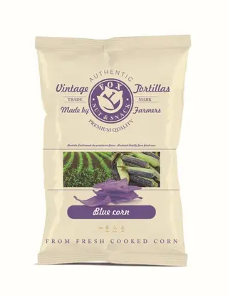 Sacchetto tortillas vintage blue corn