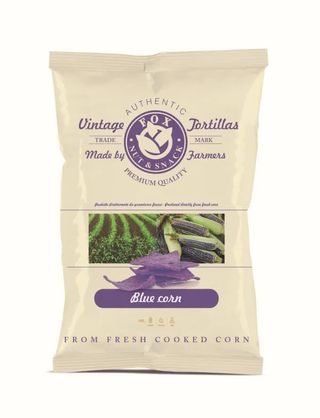 Sacchetto tortillas vintage blue corn
