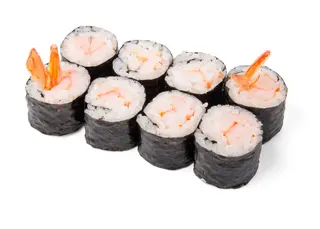 Hosomaki z krewetką parzoną 8szt