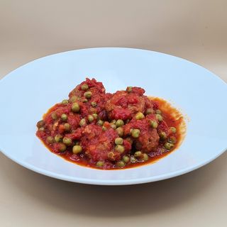 Polpette Pomodoro e Piselli*