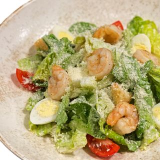 Салат Цезар з креветками