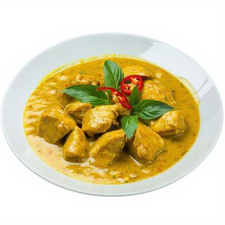 Pollo Al Curry Con Ajo