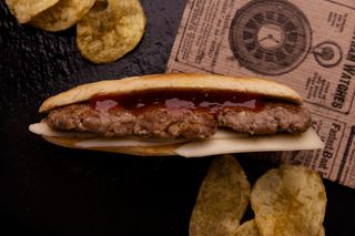 19 Burger Con Kétchup Y Queso