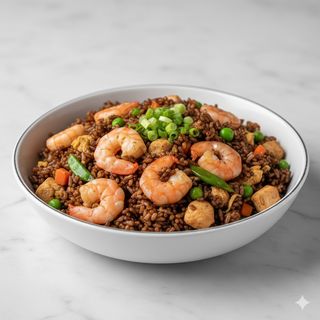 Arroz De La Casa Con Mil Delicias Negro