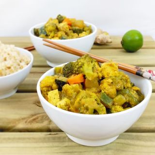 Mixto De Verduras Curry (Opción Vegana)
