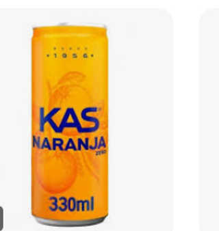 Kas Naranja Zero Refresco Con Gas Sabor Naranja Sin Azúcar Lata (330 Ml.)