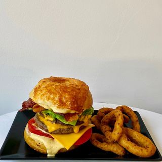 Dupli burger bagel