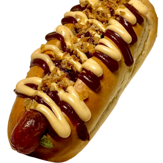 ХОТ ДОГ BBQ  с говяжьей сосиской