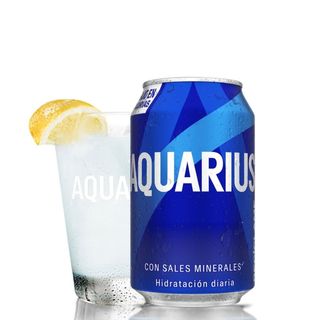 Aquarius Limón lata 330ml.