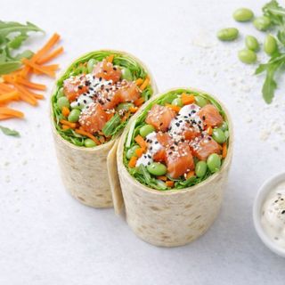 Super salmon wrap