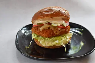 Carnival chicken burger