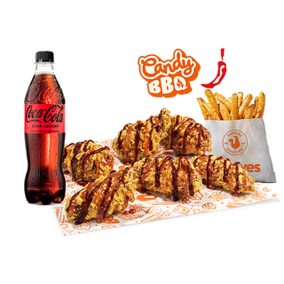 Menú 6 Alitas Candy BBQ