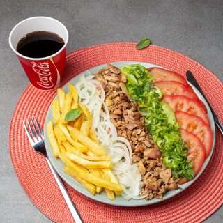 Հավի շաուրմա ափսեով