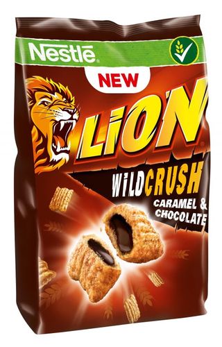 Płatki śniadaniowe wild crush Lion. 0.15кг