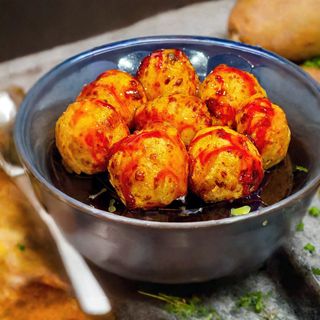 Bilute cu topping alune de padure