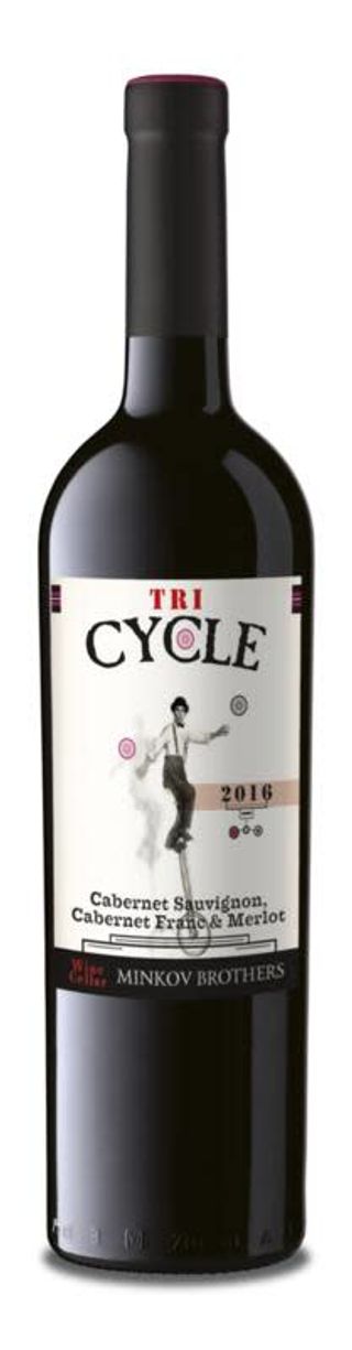 Вино Три Сайкъл Каберне Совиньон & Каберне Фран & Мерло (375мл)