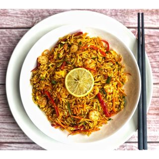 Singapore Shrimp Fried Rice