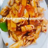 Chipirones con guindillas