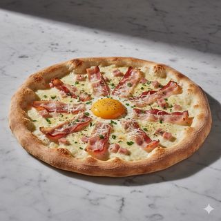 Pizza carbonara (32 cm.)