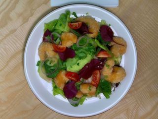 Салат з креветкою (350g)