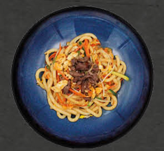 Udon con manzo