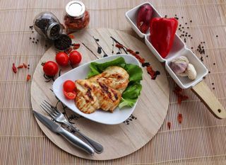 Piept de pui la gratar