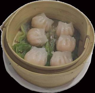 Empanadilla Rellena De Gambas Y Bambú