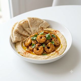 Hummus Con Gambas