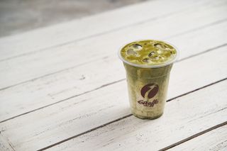 Айс Матча латте с кофе  (350мл)