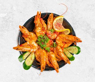 Peeled Grilled Prawns