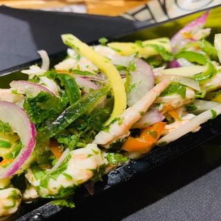Ceviche de gamba blanca de huelva
